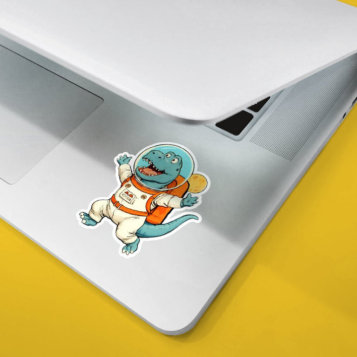 Space Dinosaur Sticker - Loftipop