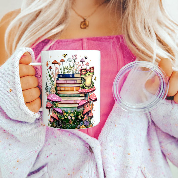 Spring Books Insulated Travel Mug - Loftipop