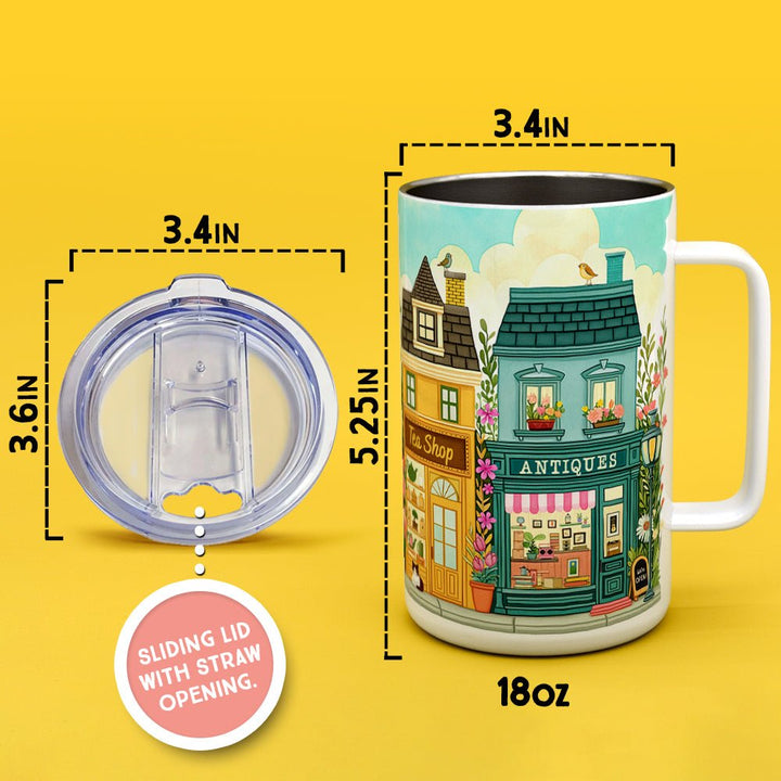 Spring Storefront Shops Insulated Travel Mug - Loftipop