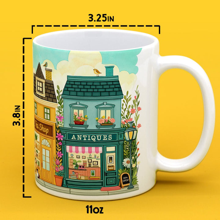 Spring Storefront Shops Mug - Loftipop
