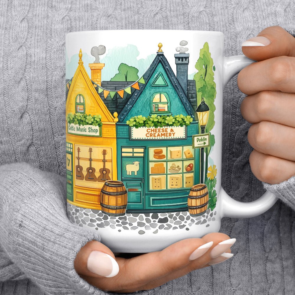 St. Patrick's Storefront Shops Mug - Loftipop