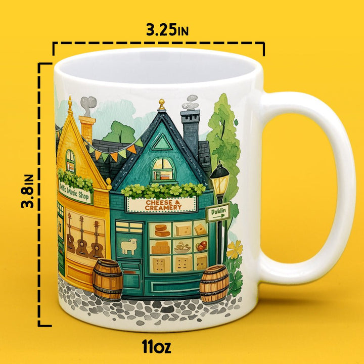St. Patrick's Storefront Shops Mug - Loftipop