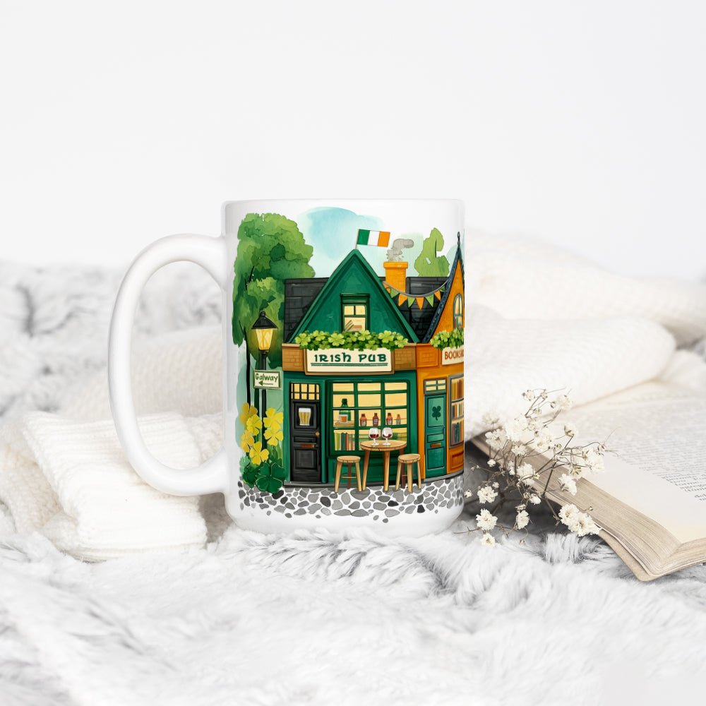 St. Patrick's Storefront Shops Mug - Loftipop
