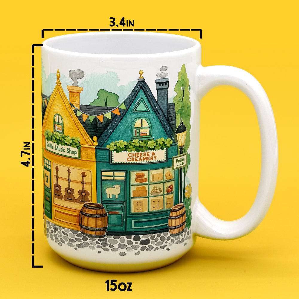 St. Patrick's Storefront Shops Mug - Loftipop