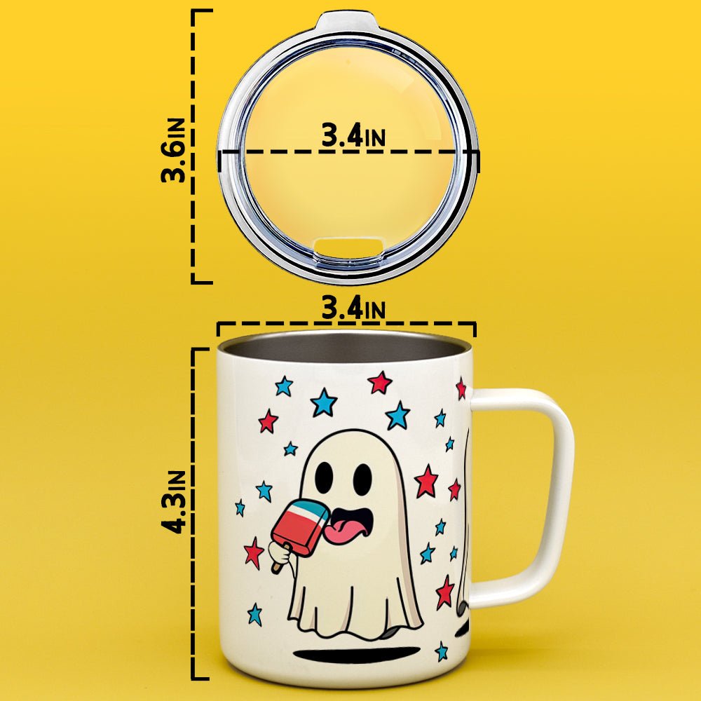 Summer Ghosts Insulated Travel Mug - Loftipop