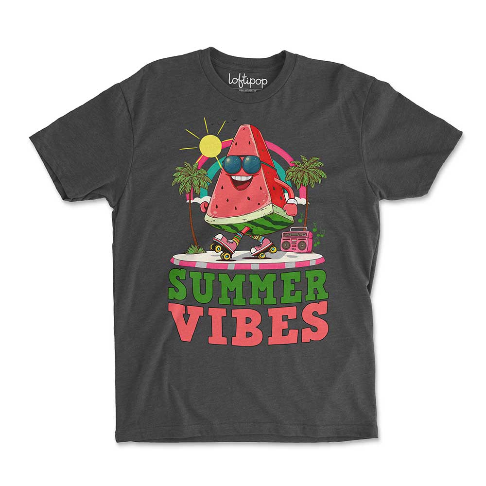 Summer Vibes Crewneck Tshirt - Loftipop