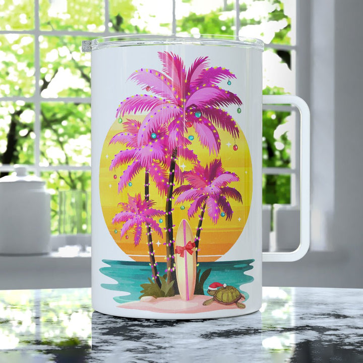 Sunset Surf Holiday Insulated Travel Mug - Loftipop