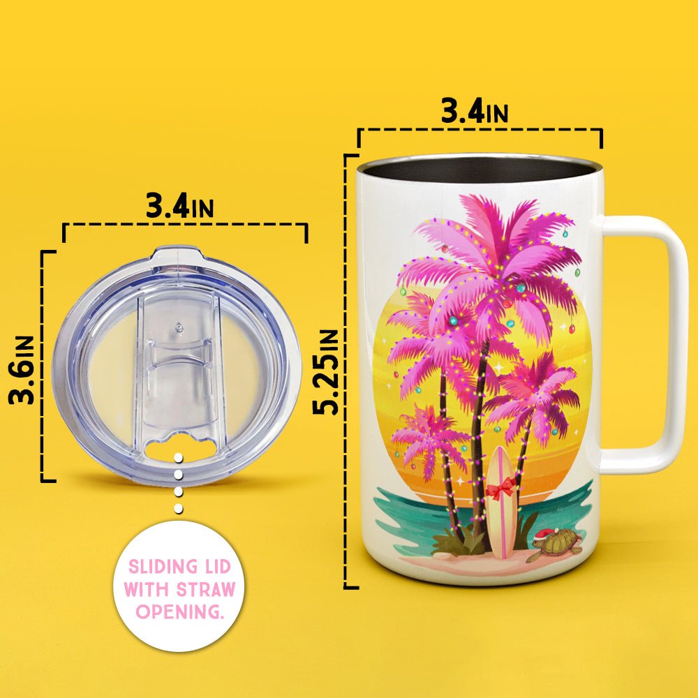 Sunset Surf Holiday Insulated Travel Mug - Loftipop