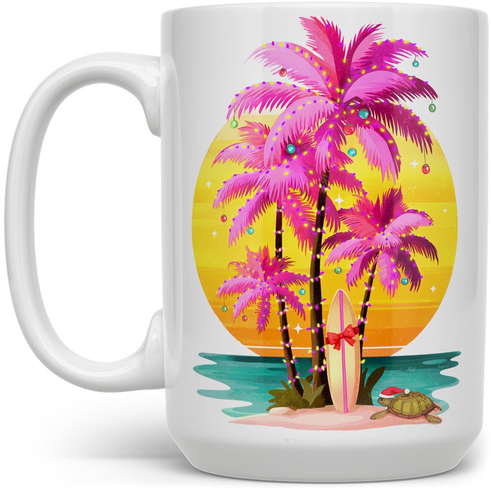 Sunset Surf Holiday Mug - Loftipop