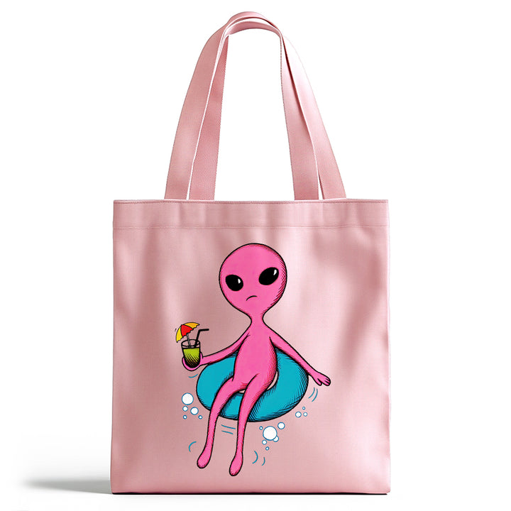 Poolside Alien Tote Bag