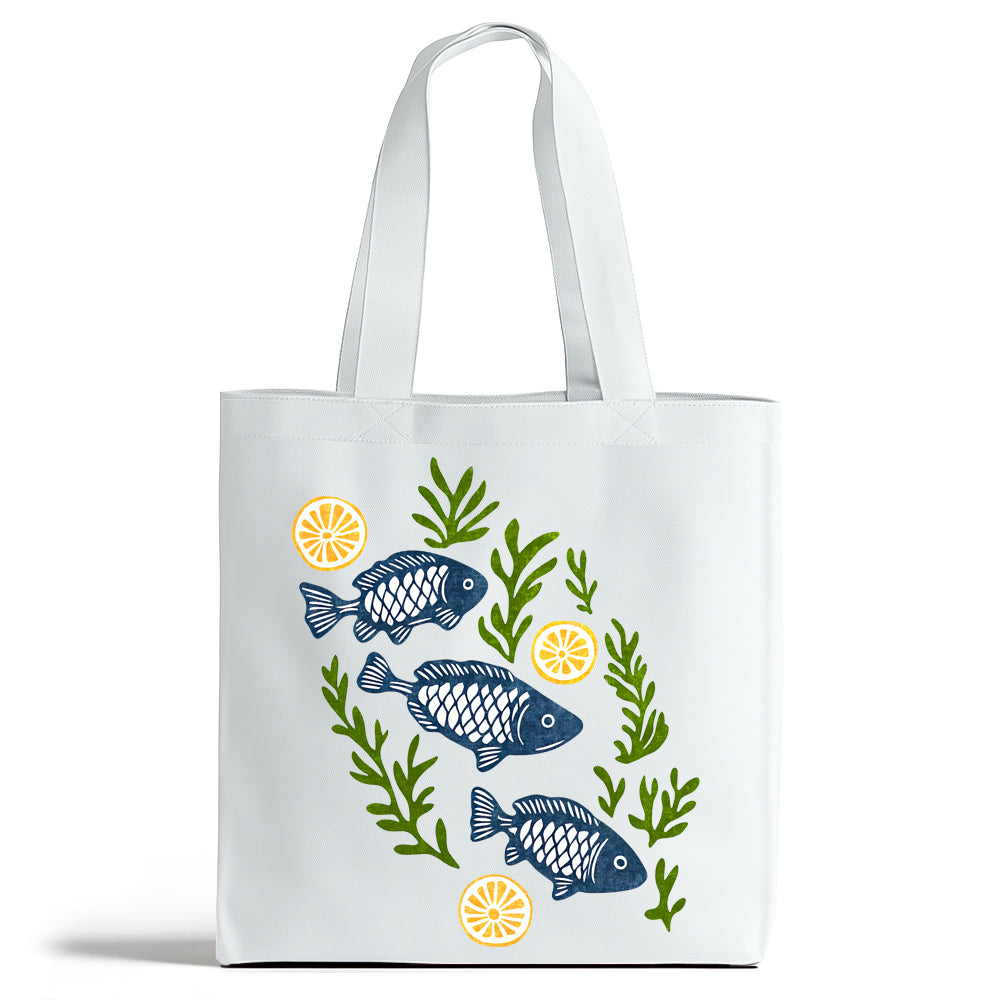 Coastal Fish Tote Bag