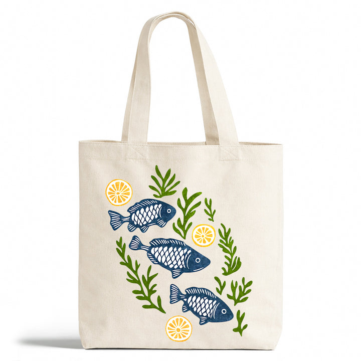 Coastal Fish Tote Bag