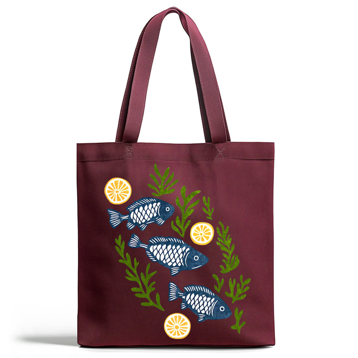 Coastal Fish Tote Bag