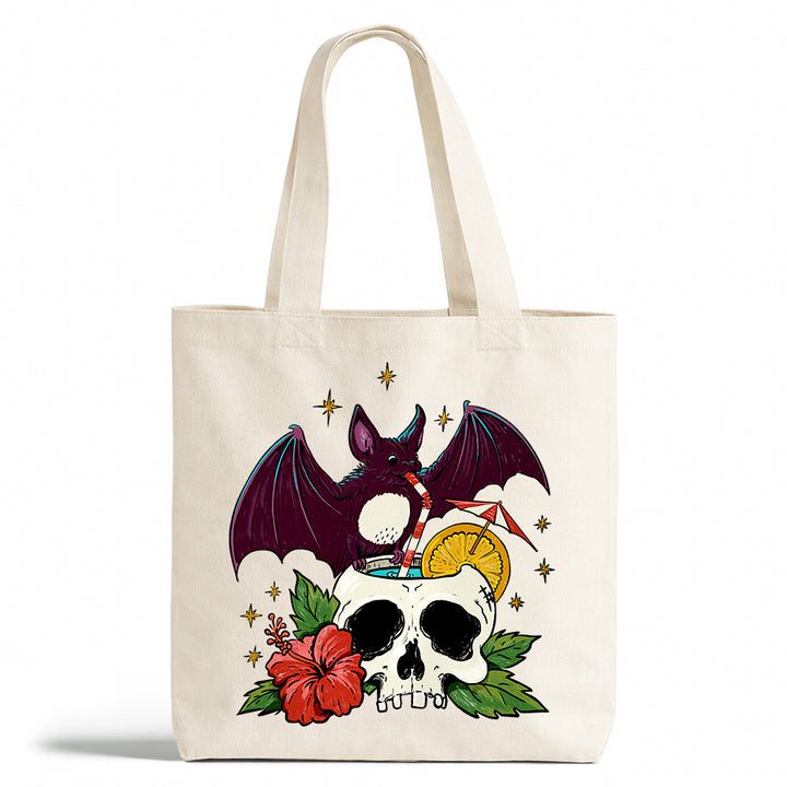 Tiki Bat Tote Bag
