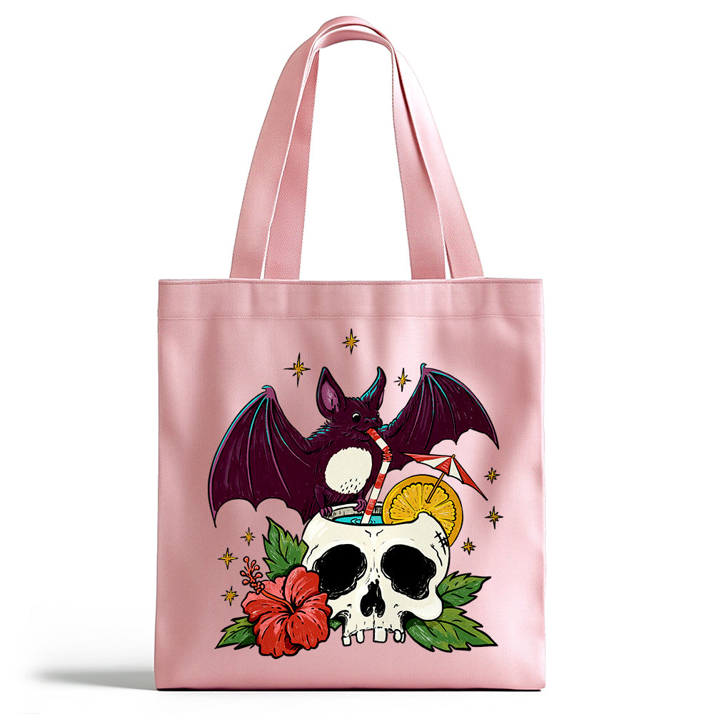 Tiki Bat Tote Bag
