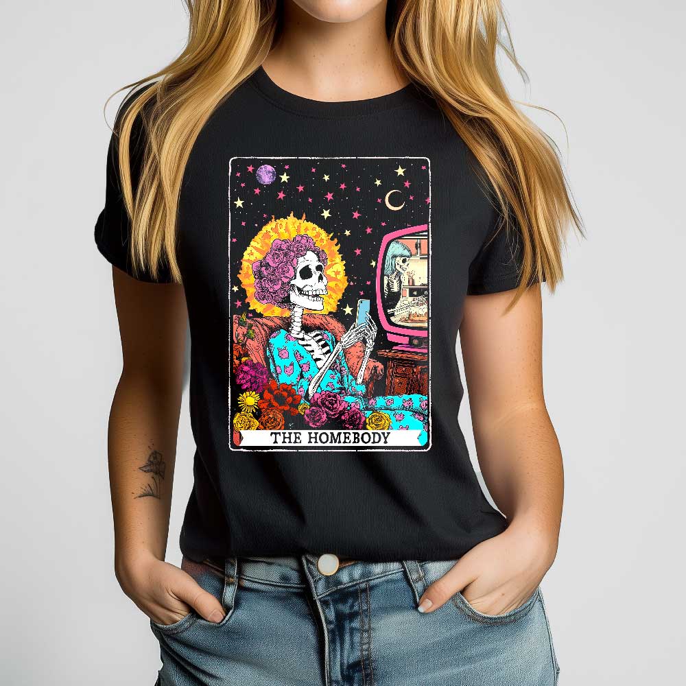 The Homebody Tarot Crewneck Tshirt - Loftipop