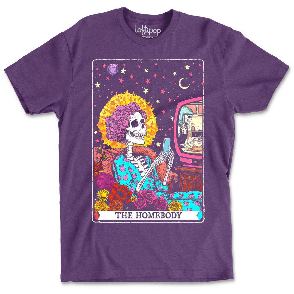 The Homebody Tarot Crewneck Tshirt - Loftipop