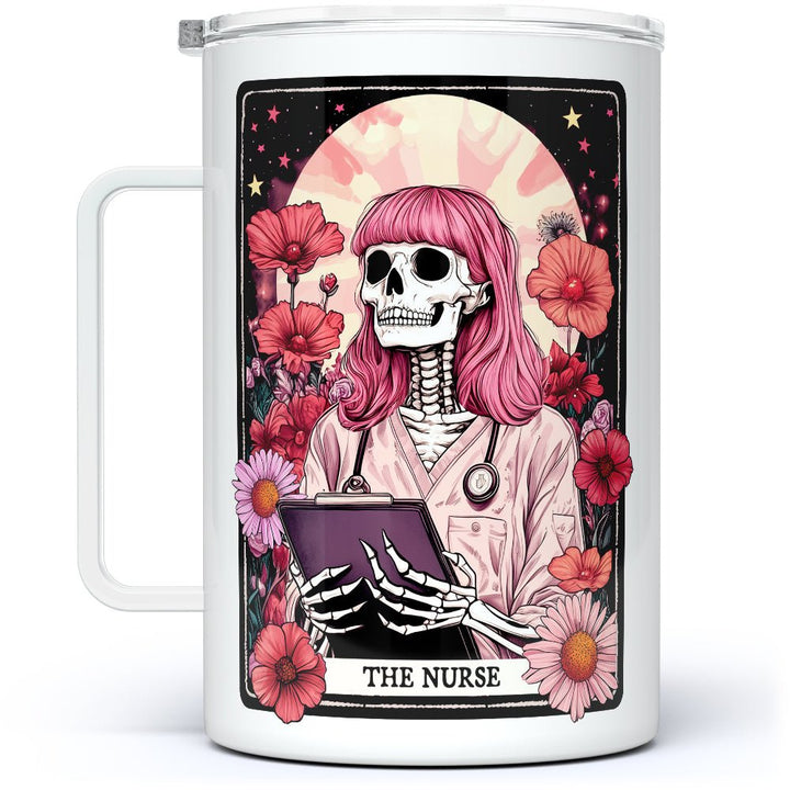 The Nurse Tarot Card Insulated Travel Mug - Loftipop