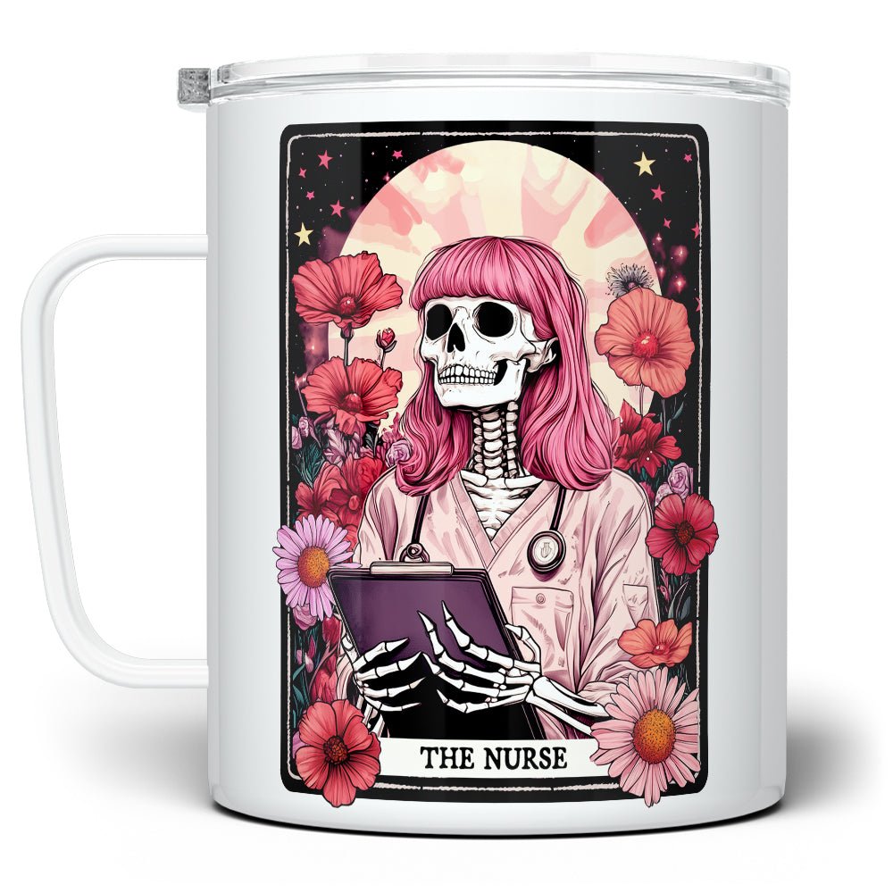 The Nurse Tarot Card Insulated Travel Mug - Loftipop