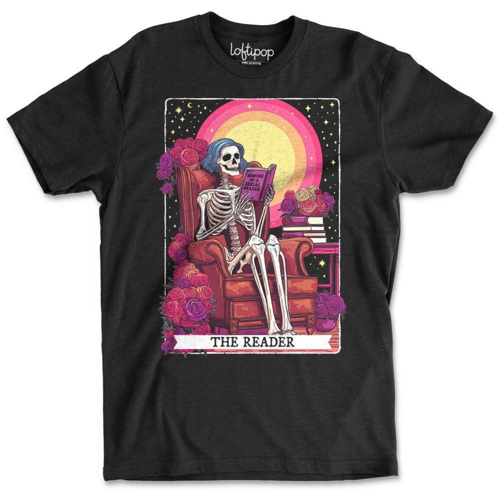 The Reader Tarot Crewneck Tshirt - Loftipop