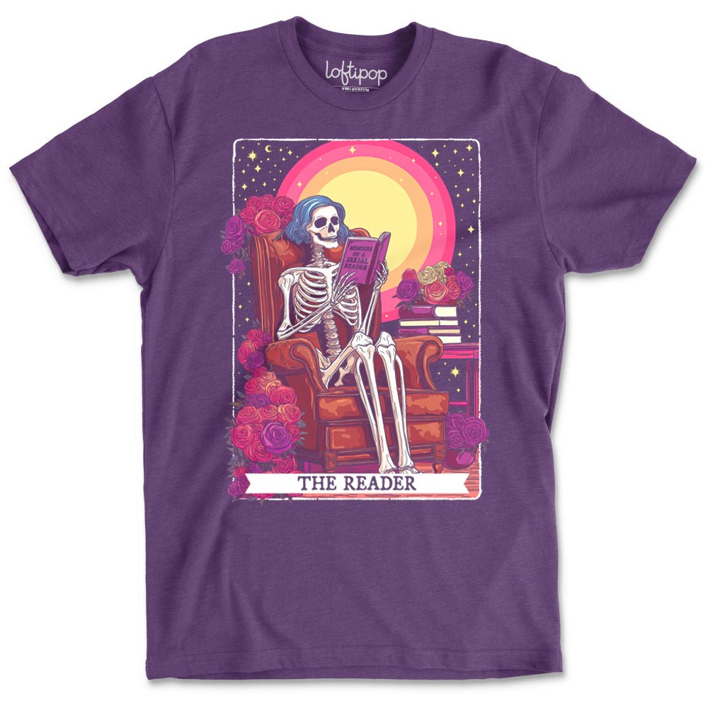 The Reader Tarot Crewneck Tshirt - Loftipop