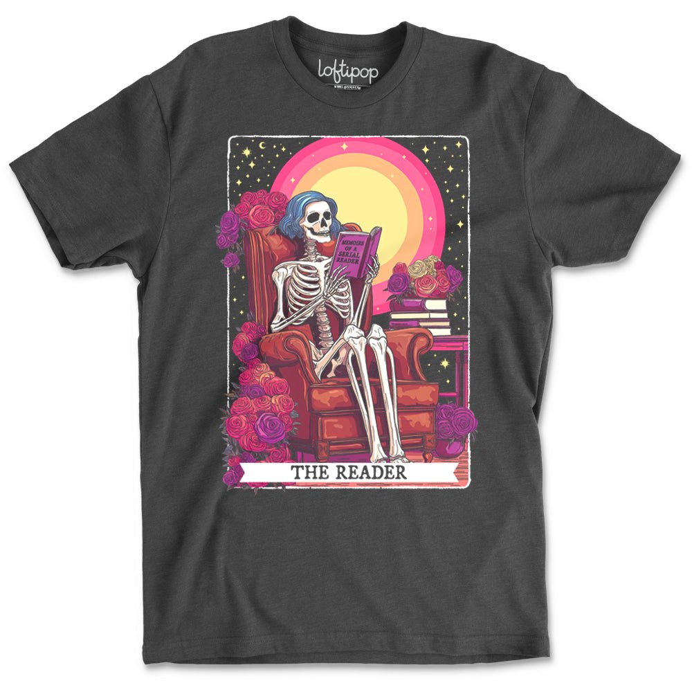 The Reader Tarot Crewneck Tshirt - Loftipop
