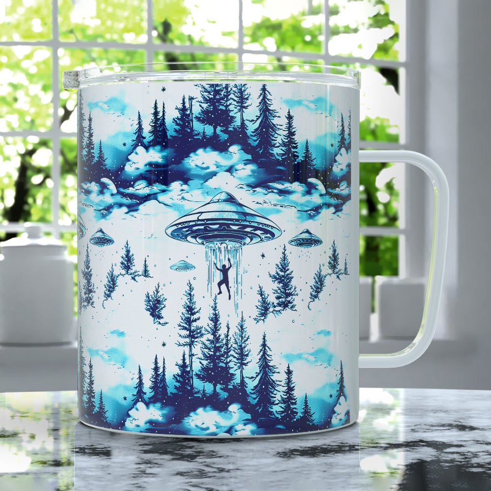 UFO Abduction Insulated Travel Mug - Loftipop