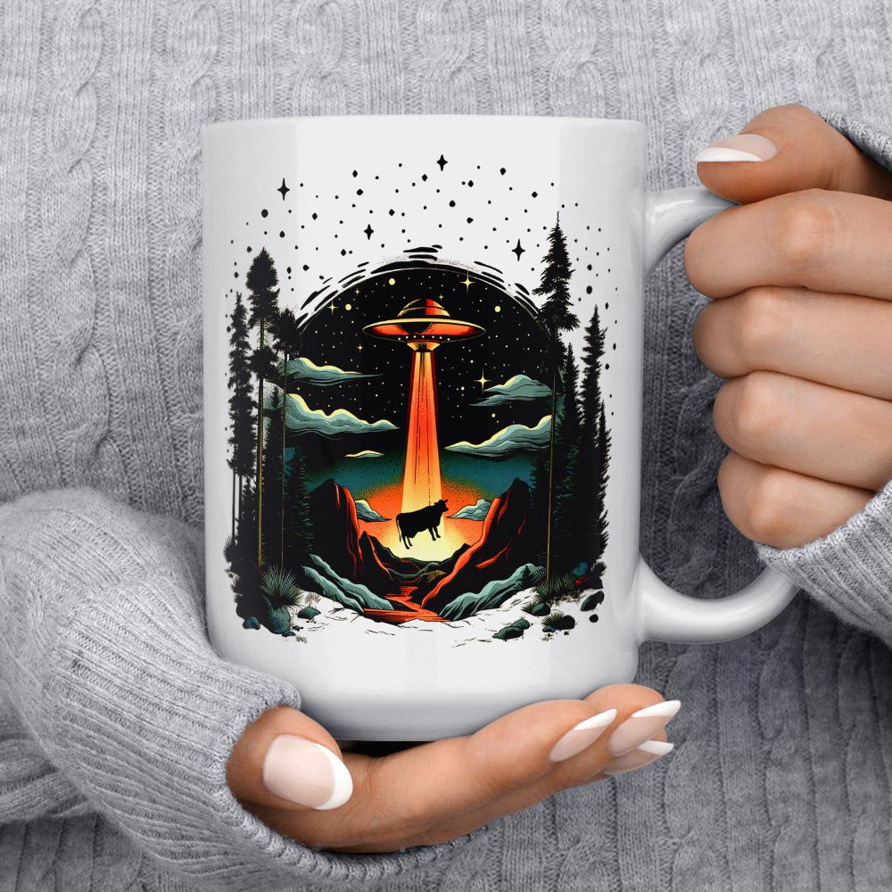 UFO Cow Abduction Mug - Loftipop