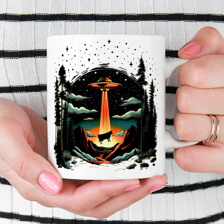 UFO Cow Abduction Mug - Loftipop