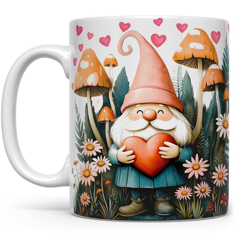 Valentine Garden Gnome Mug - Loftipop