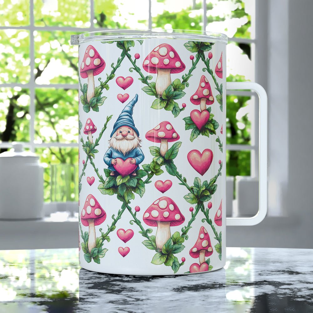 Valentine Gnome Insulated Travel Mug - Loftipop