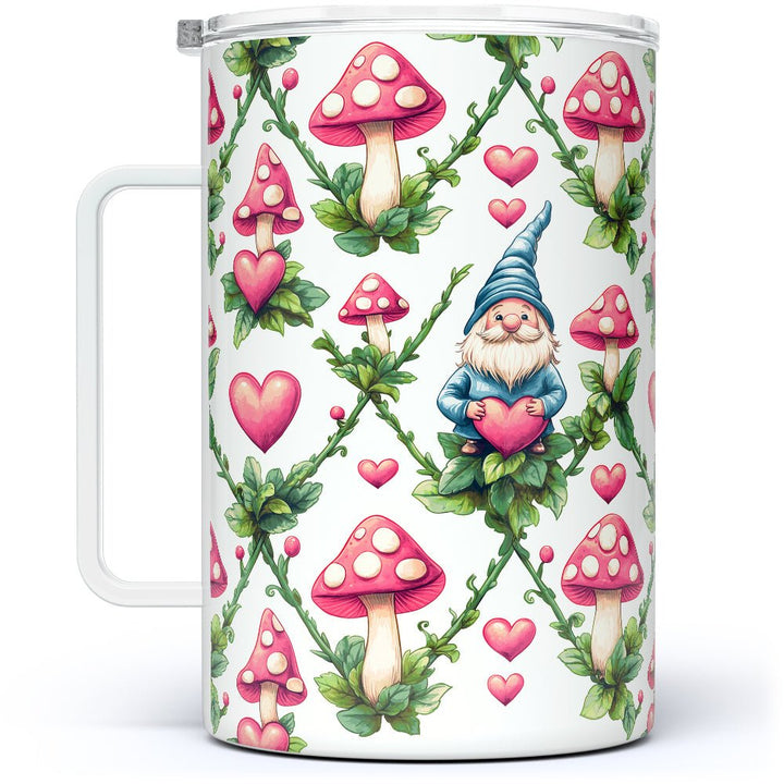 Valentine Gnome Insulated Travel Mug - Loftipop