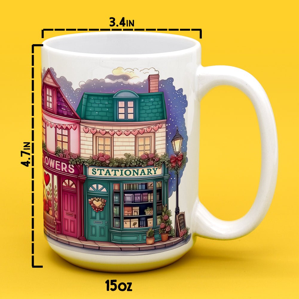 Valentine's Storefront Shops Mug - Loftipop