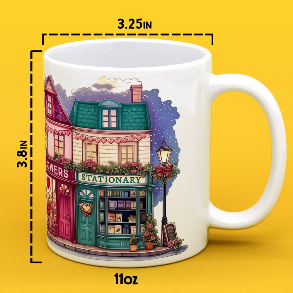 Valentine's Storefront Shops Mug - Loftipop