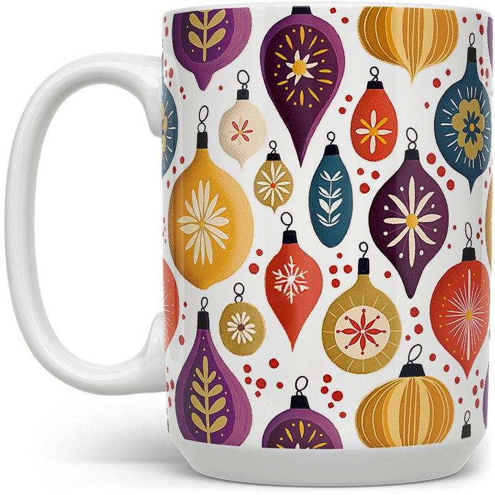 Vintage Christmas Ornaments Mug - Loftipop