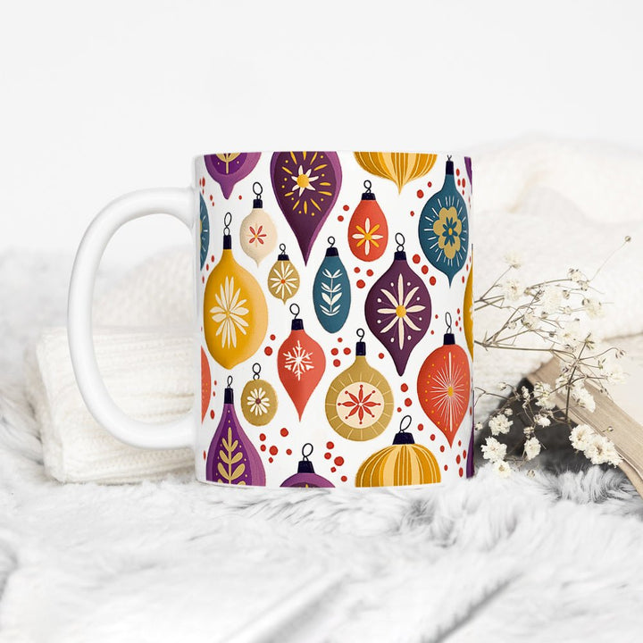 Vintage Christmas Ornaments Mug - Loftipop