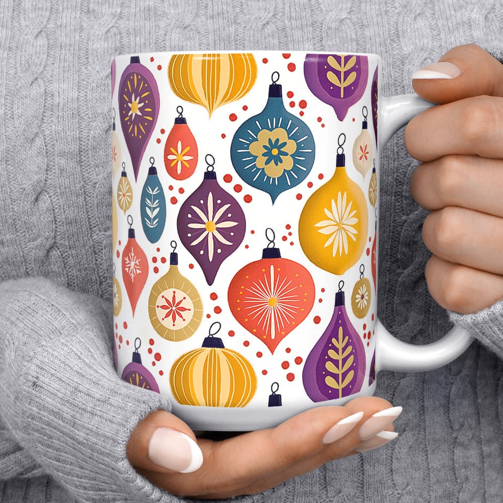 Vintage Christmas Ornaments Mug - Loftipop