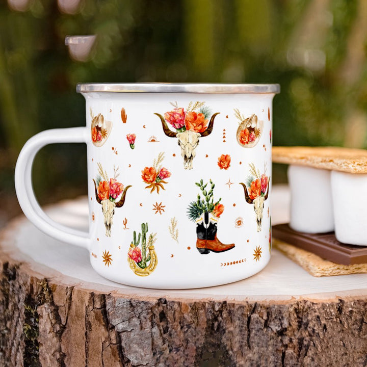 Western Desert Pattern Camp Mug - Loftipop