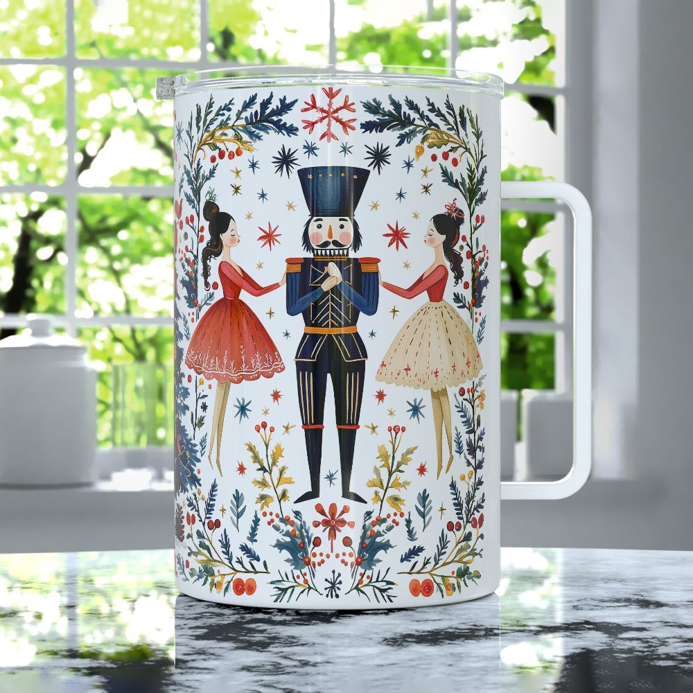 Whimsical Nutcracker Insulated Travel Mug - Loftipop