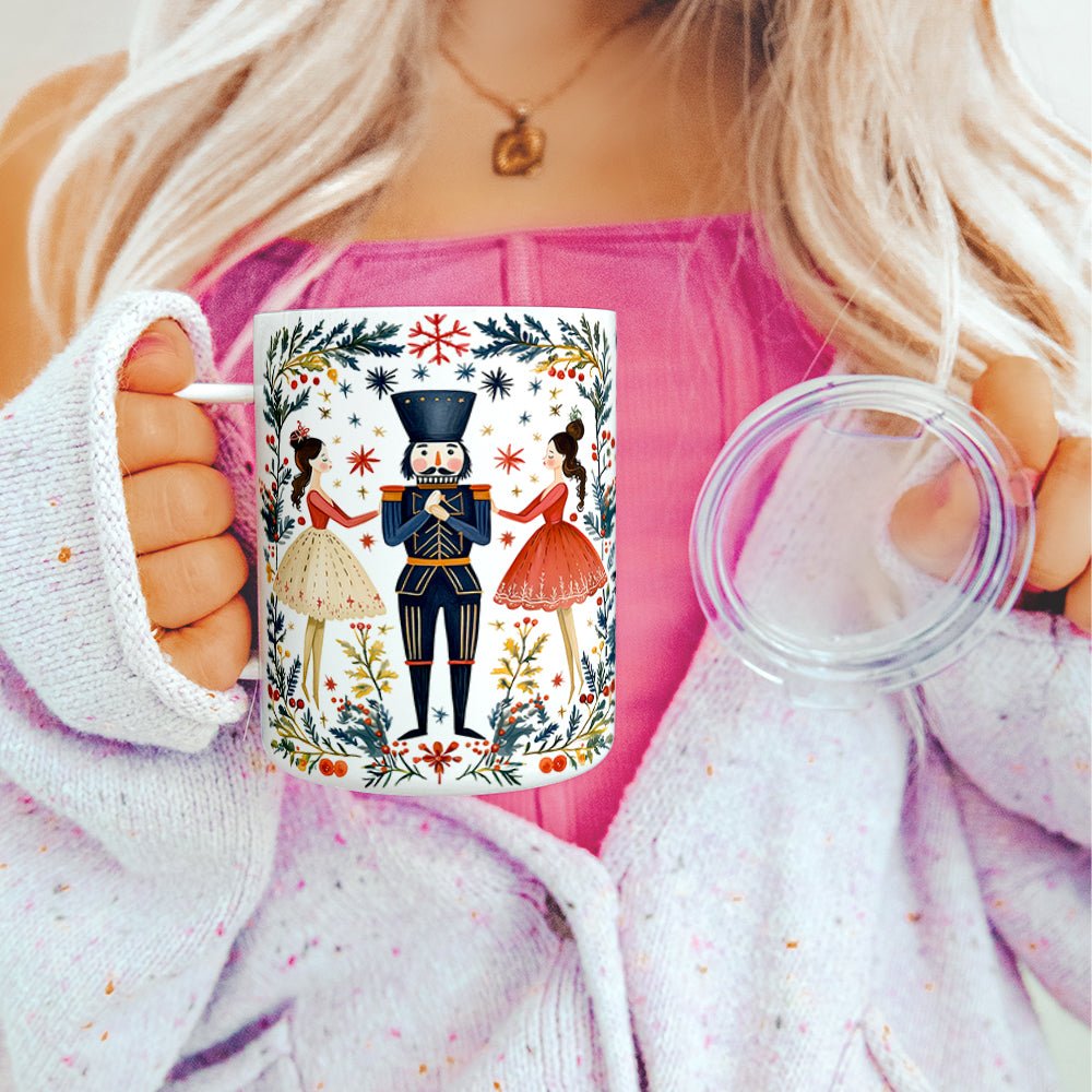 Whimsical Nutcracker Insulated Travel Mug - Loftipop