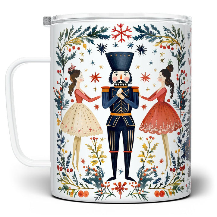 Whimsical Nutcracker Insulated Travel Mug - Loftipop