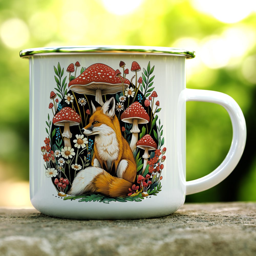 Woodland Forest Fox Camp Mug - Loftipop