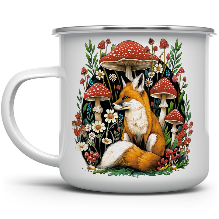 Woodland Forest Fox Camp Mug - Loftipop