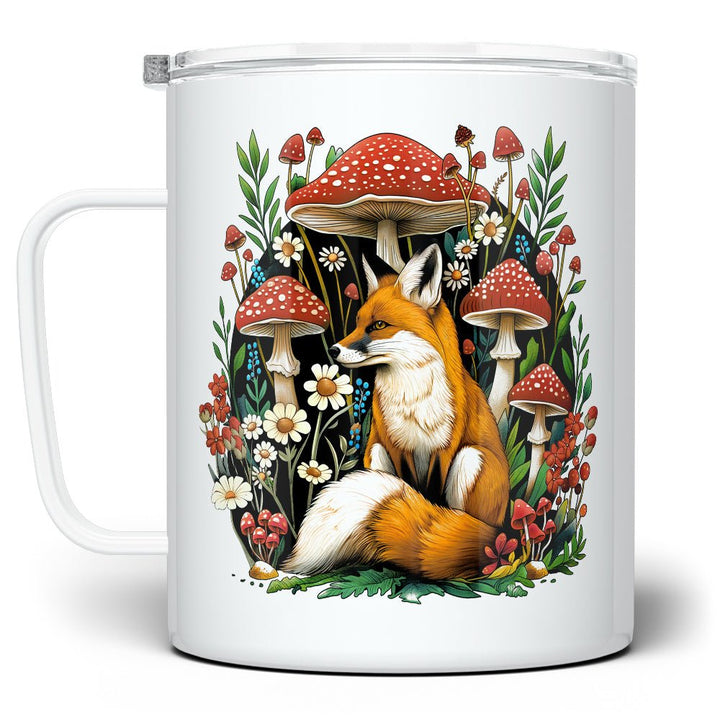 Woodland Forest Fox Insulated Travel Mug - Loftipop