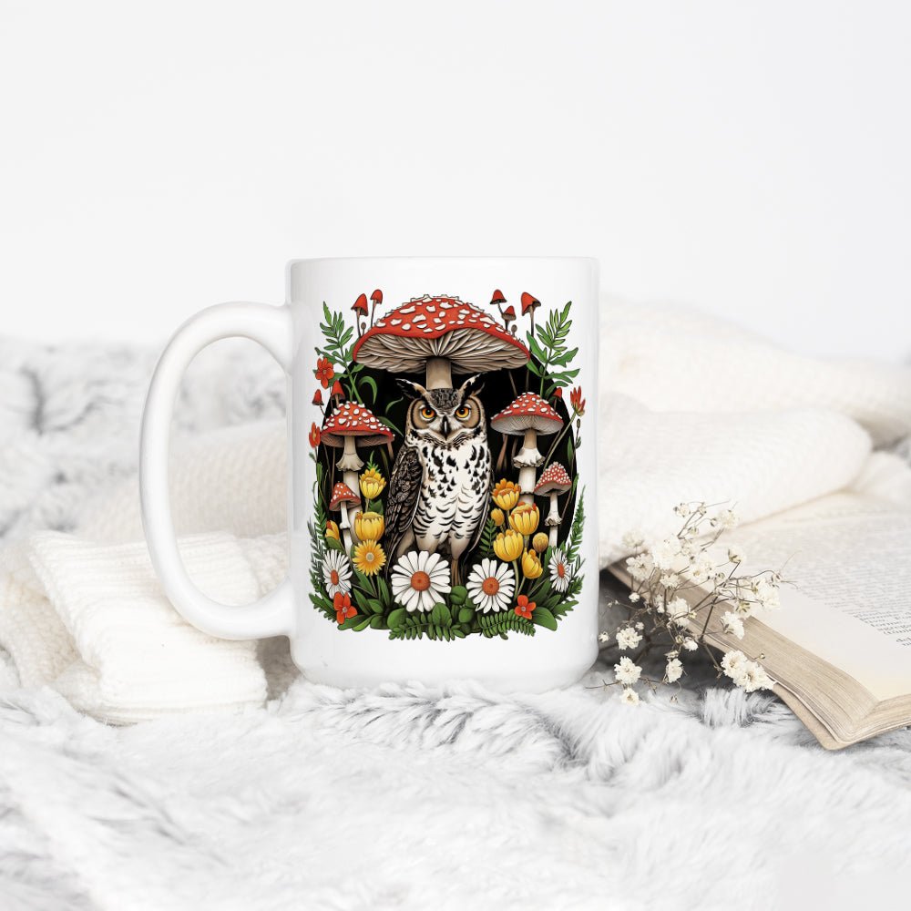 Woodland Forest Owl Mug - Loftipop