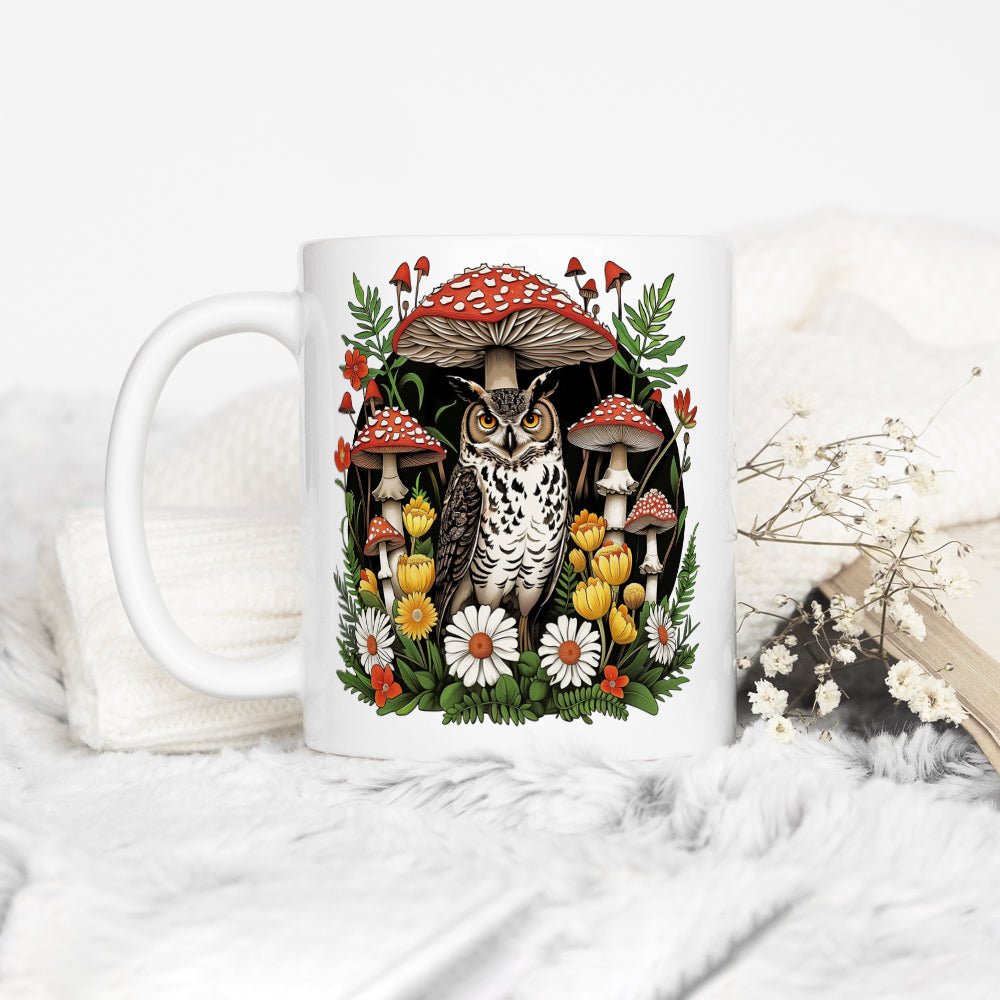 Woodland Forest Owl Mug - Loftipop