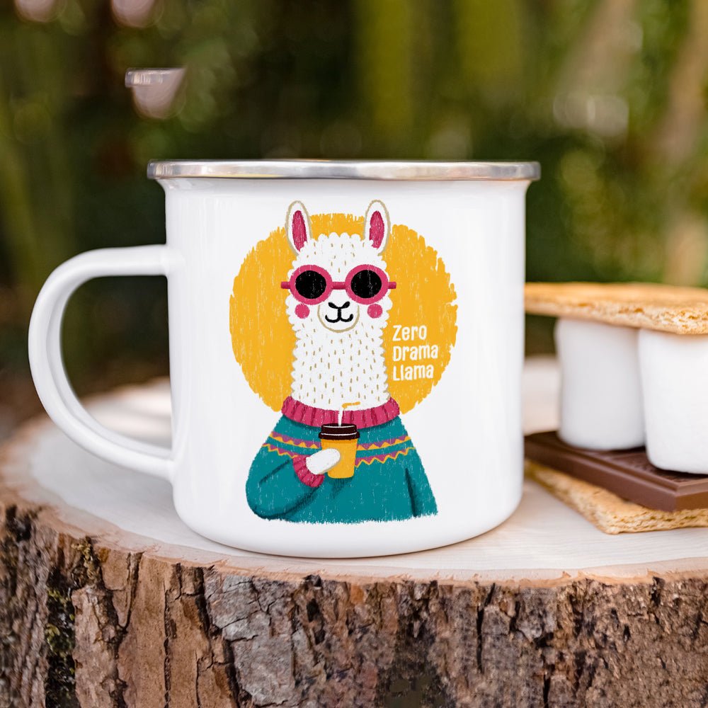 Zero Drama Llama Camp Mug - Loftipop