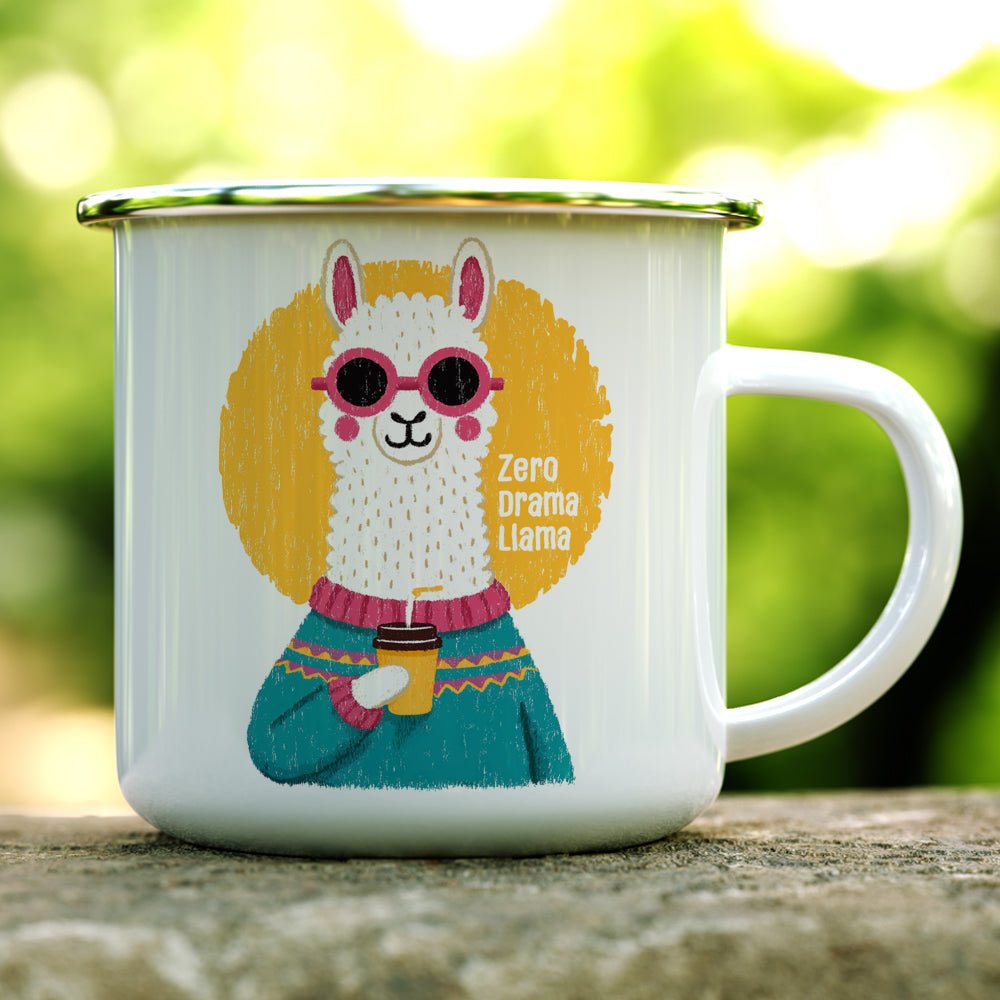 Zero Drama Llama Camp Mug - Loftipop