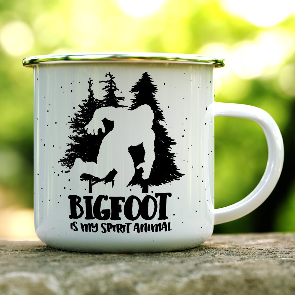 Bigfoot is My Spirit Animal Camp Mug - Loftipop