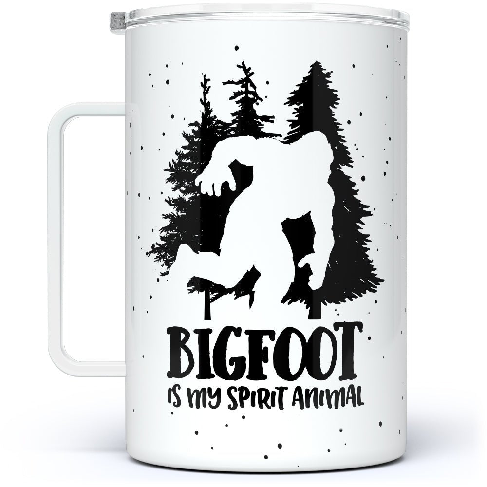 Bigfoot Is My Spirit Animal Insulated Travel Mug - Loftipop